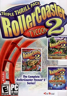 Portada de la descarga de Rollercoaster Tycoon 2: Triple Thrill Pack (GOG)