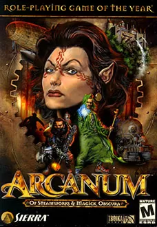 Portada de la descarga de Arcanum: Of Steamworks and Magick Obscura (GOG)
