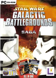 Portada de la descarga de Star Wars: Galactic Battlegrounds Saga (GOG)